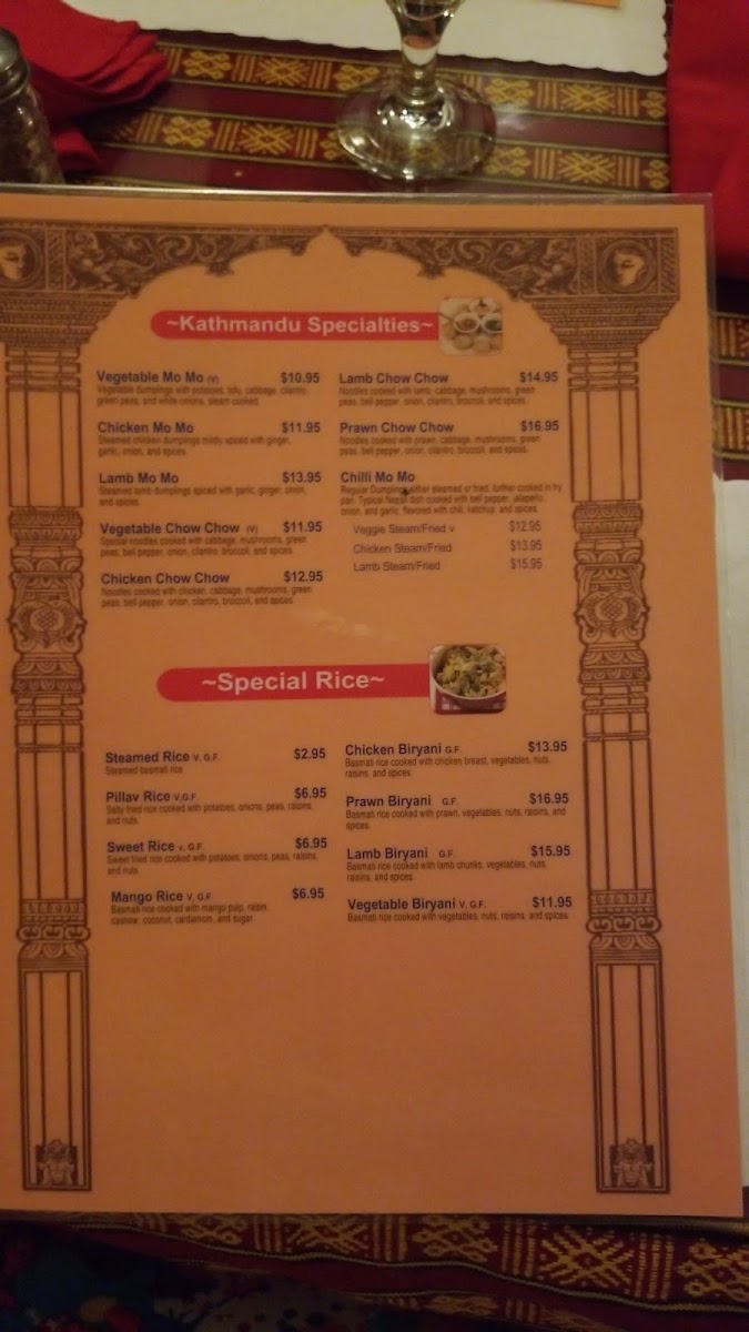 Menu The Kathmandu-10