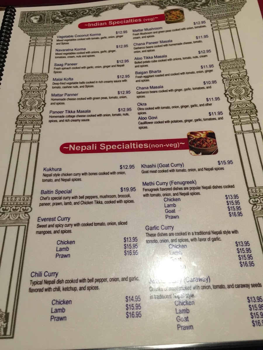 Menu The Kathmandu-8