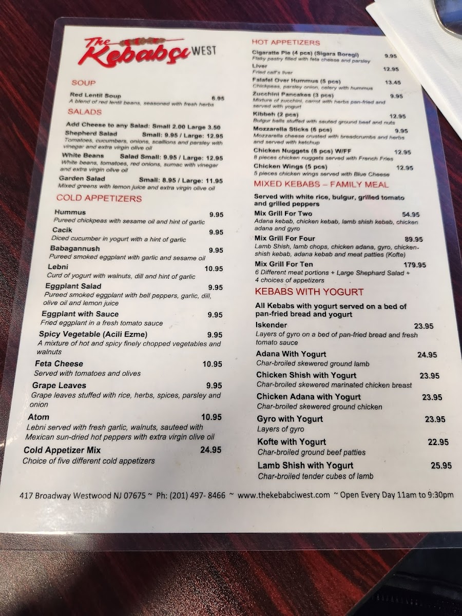 Menu The Kebabci West-4