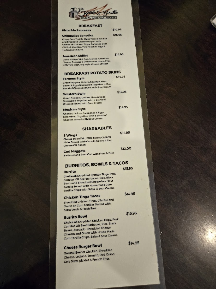 Menu The Kettle & Grille-4