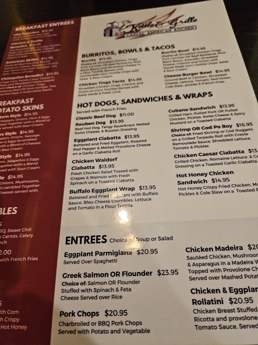 Menu The Kettle & Grille-8