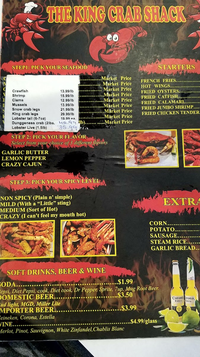 Menu The King Crab Shack | Southpoint-10