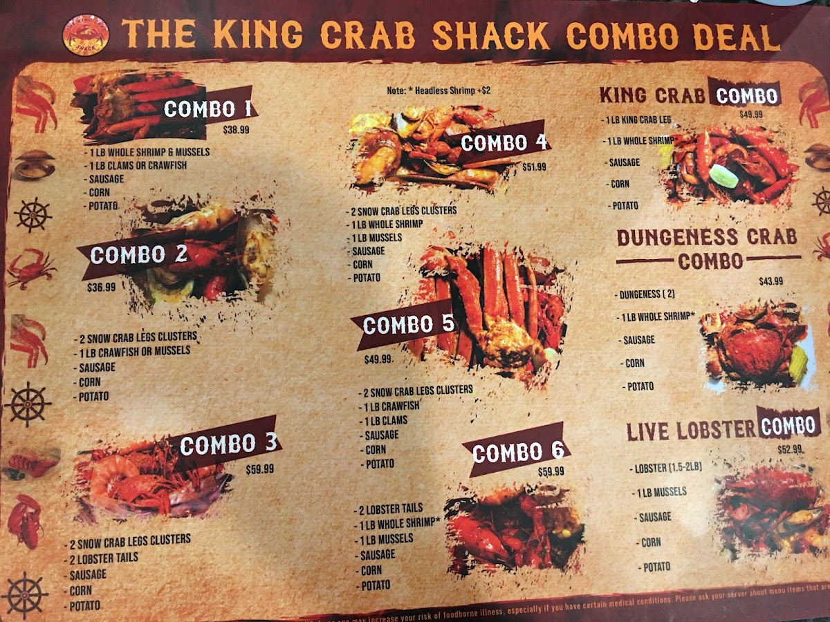 Menu The King Crab Shack | Southpoint-3