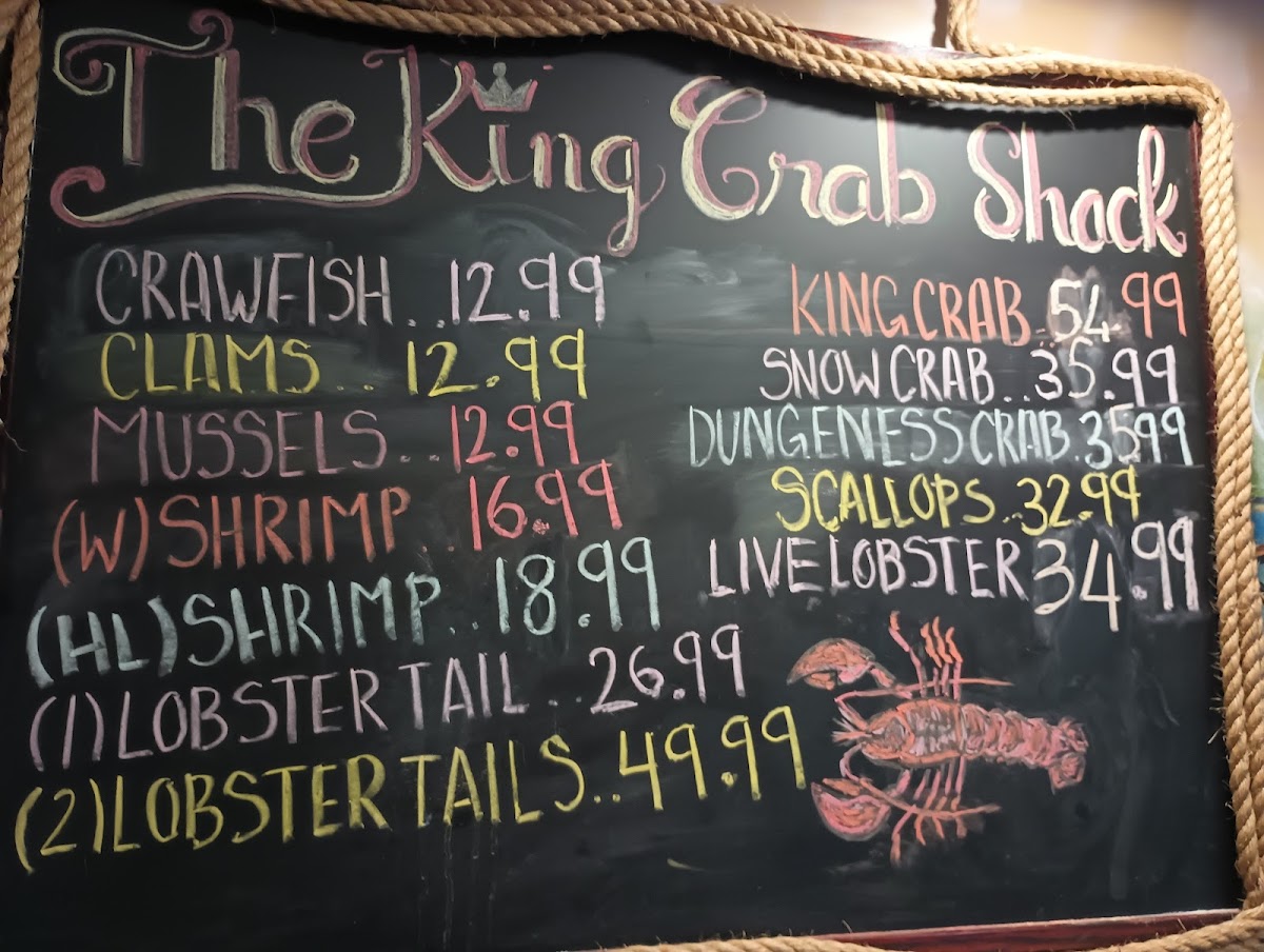 Menu The King Crab Shack | Southpoint-4