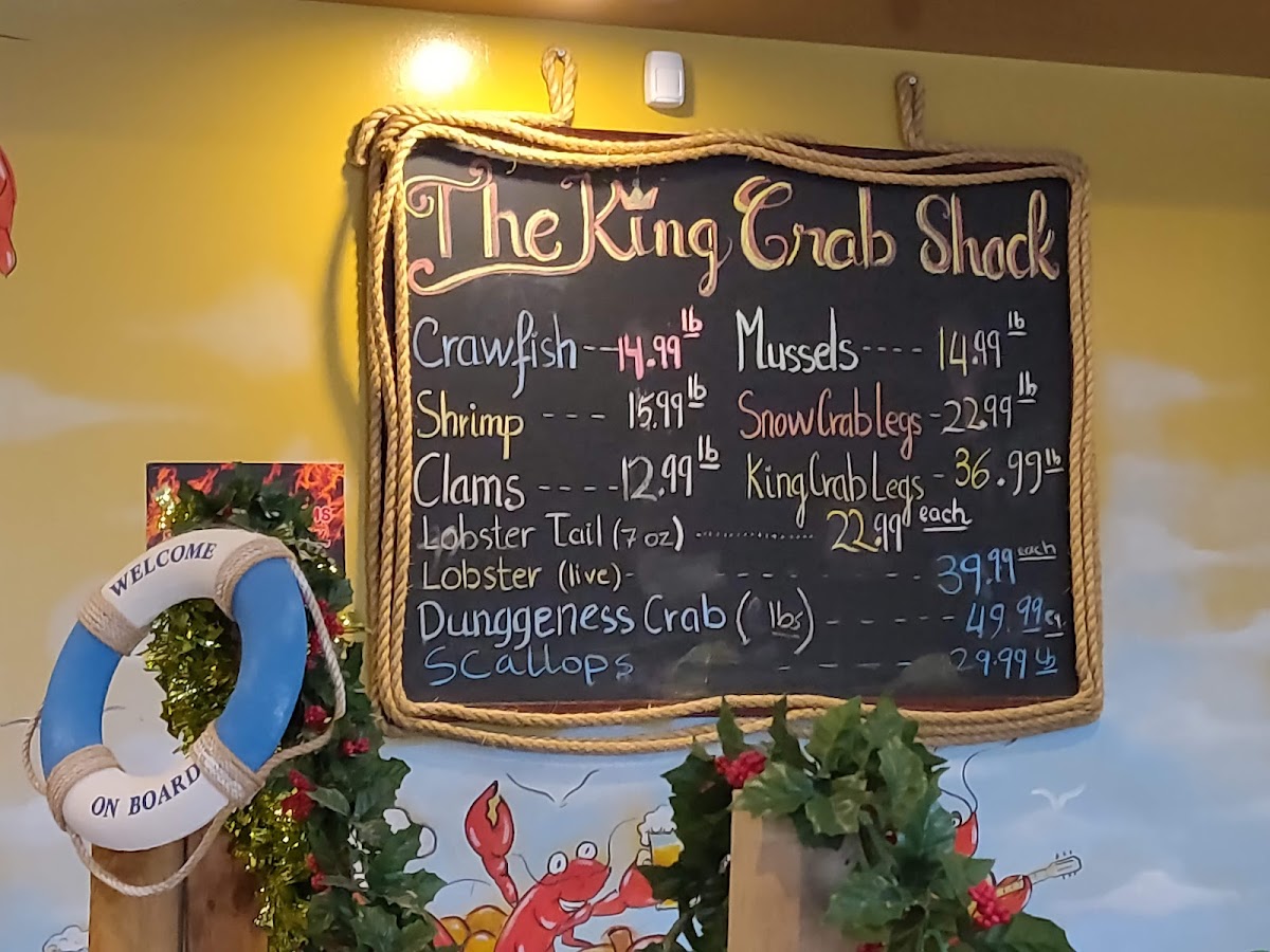 Menu The King Crab Shack | Southpoint-7