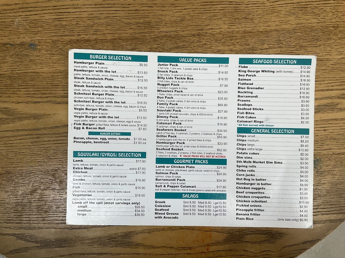 Menu The Kingfisher Blue-2