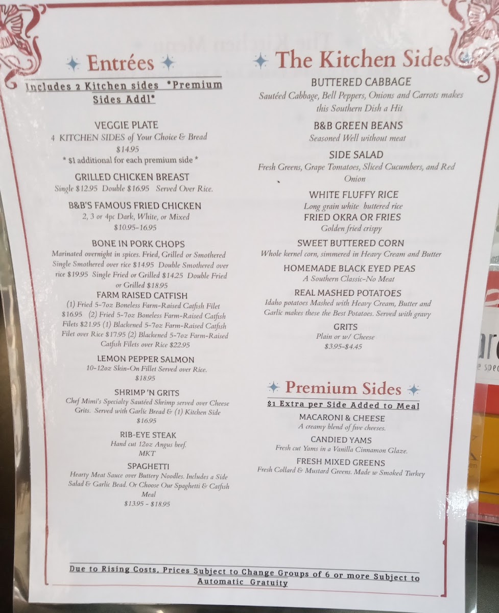 Menu The Kitchen By B&b Catering-5