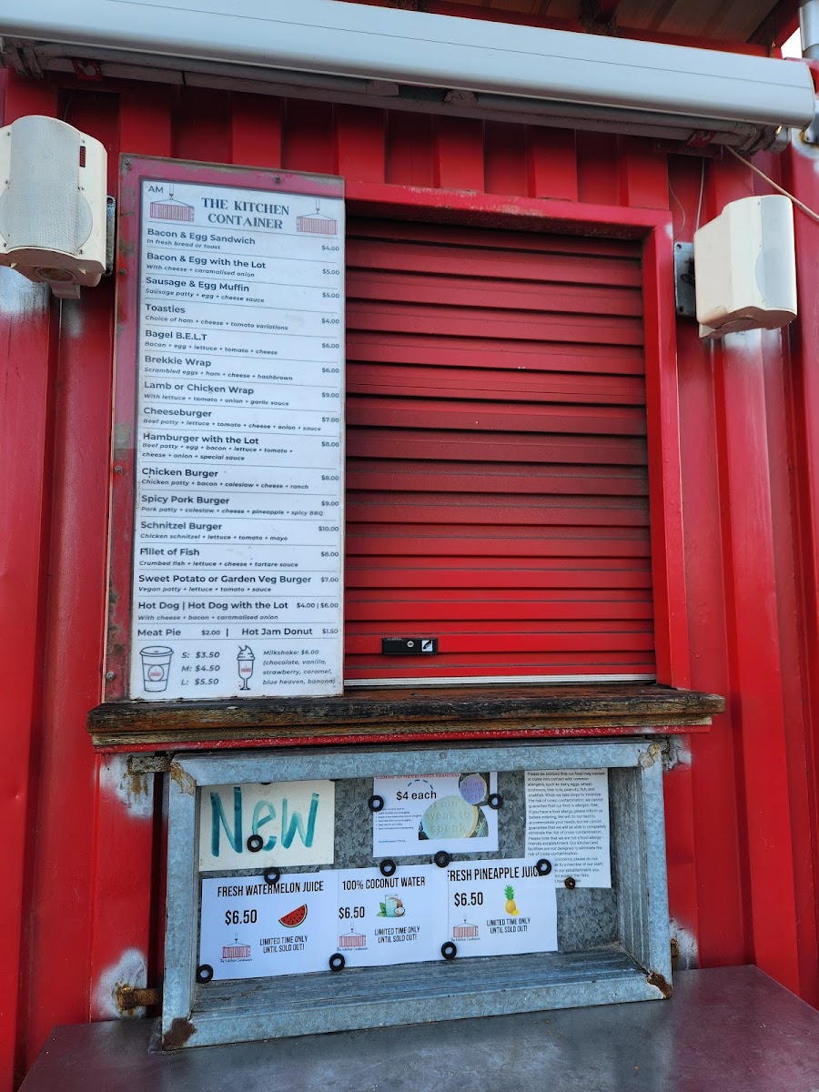 Menu The Kitchen Container-3