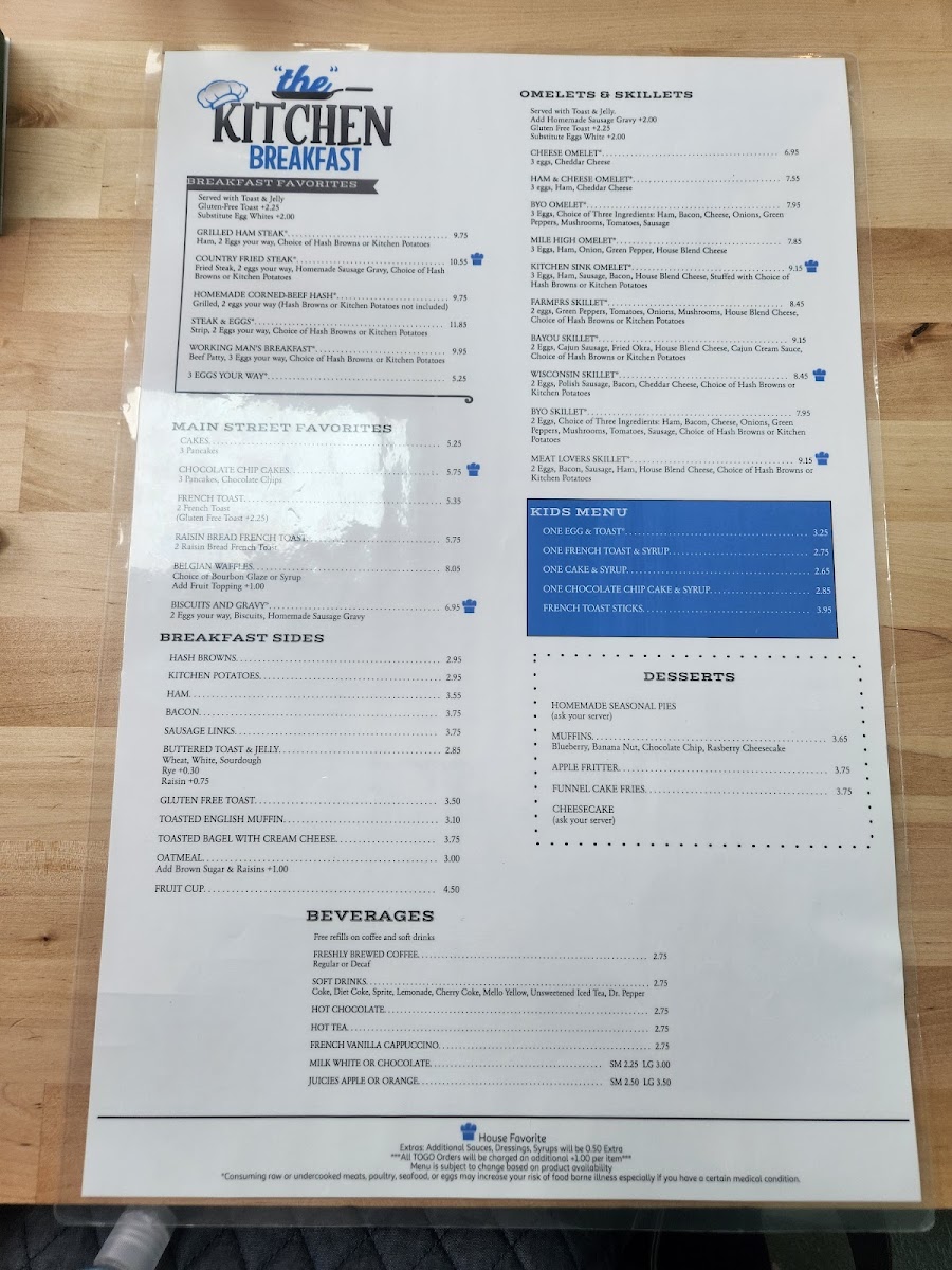 Menu 'the' Kitchen-1