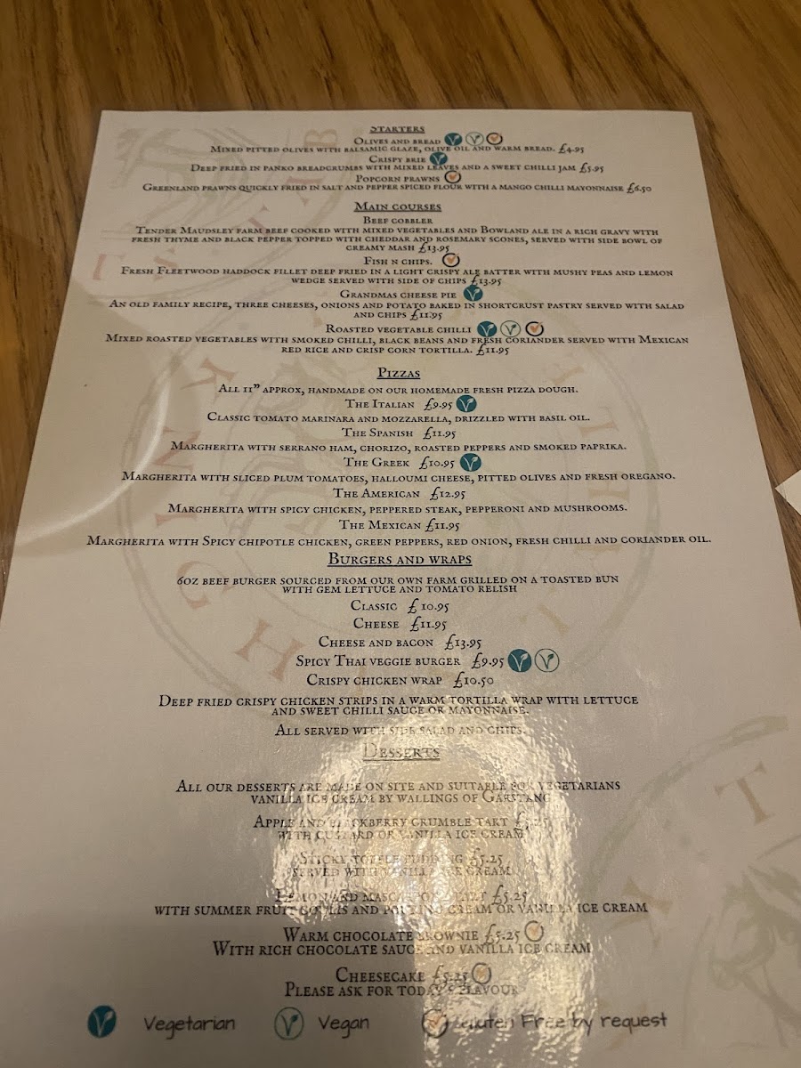 Menu The Knights Table-10