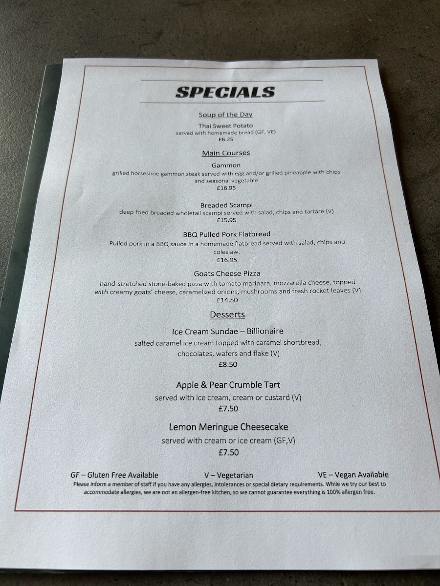 Menu The Knights Table-3