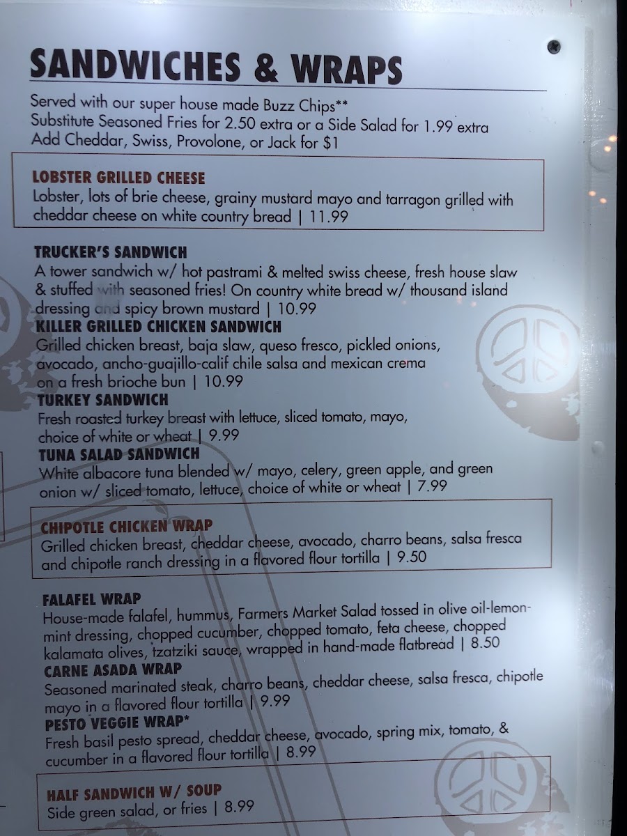 Menu The L.a. Cafe-8