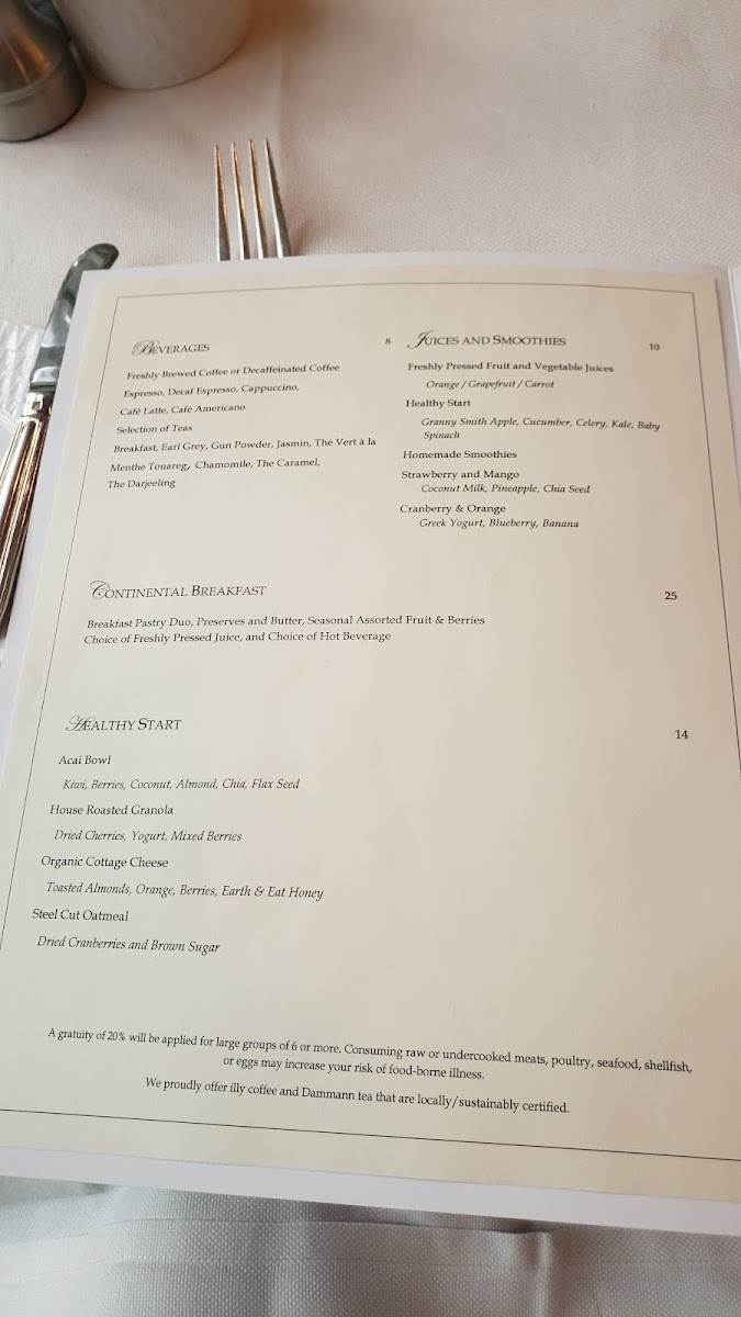 Menu The Lafayette-5