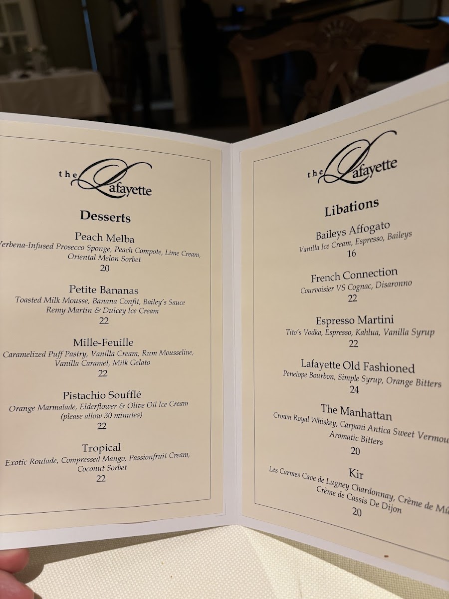 Menu The Lafayette-6