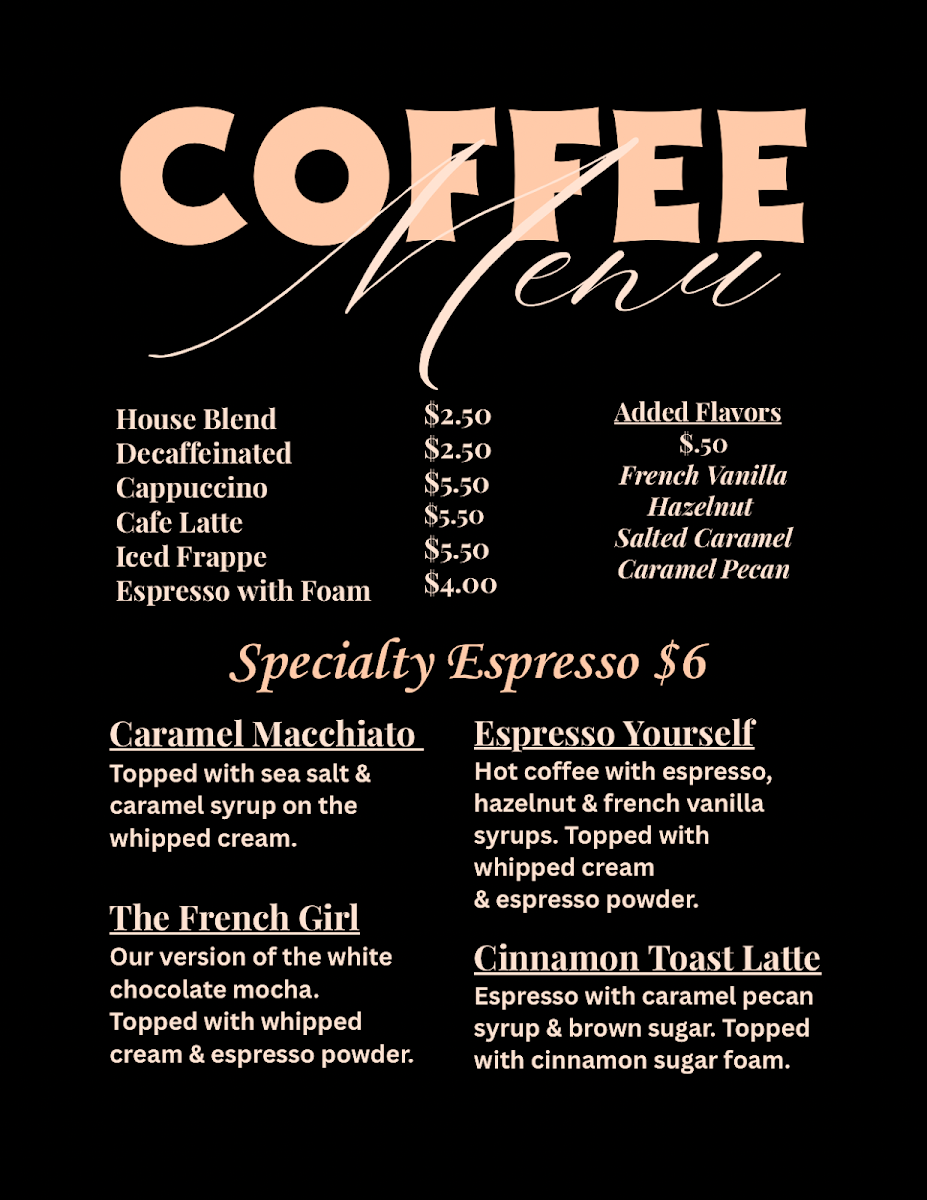 Menu The Lazy Maid Crêperie-4