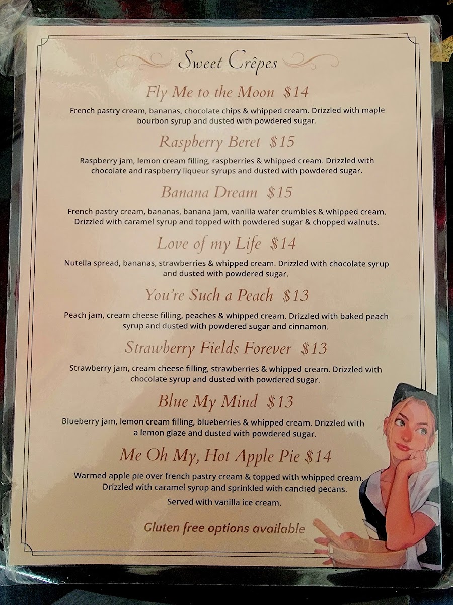 Menu The Lazy Maid Crêperie-6