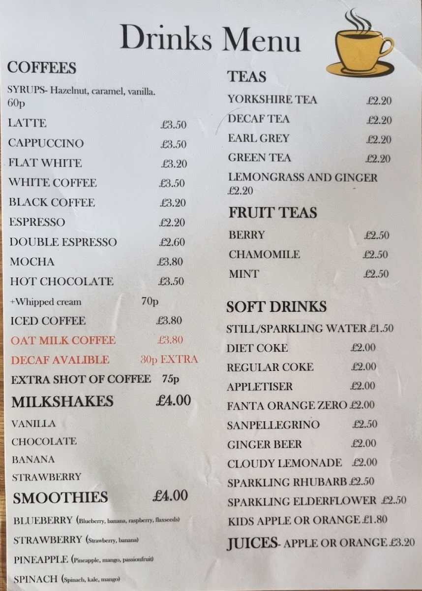 Menu The Lazy Shack-4