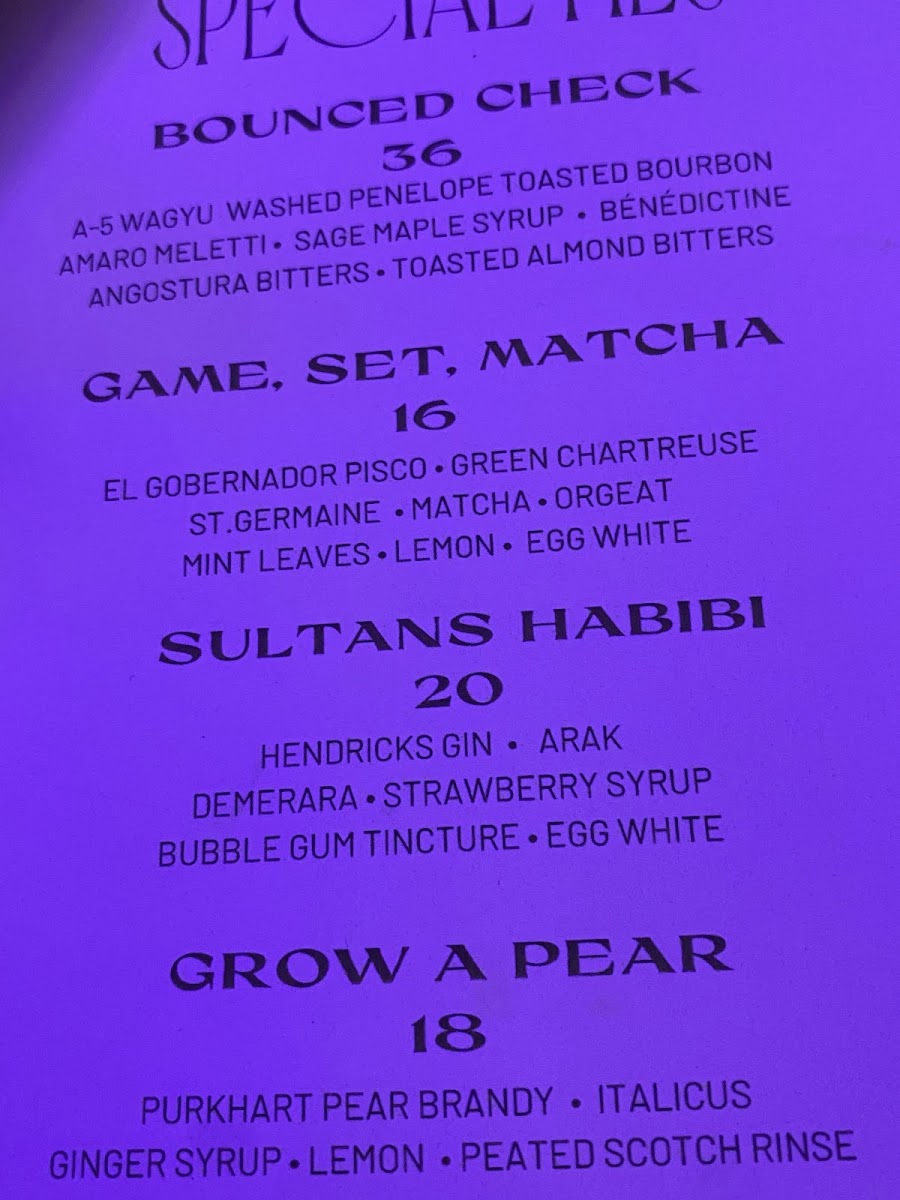 Menu The Ledger-2