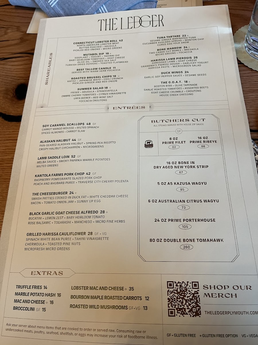 Menu The Ledger-4