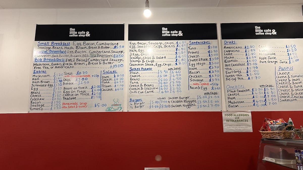 Menu The Little Cafe-1