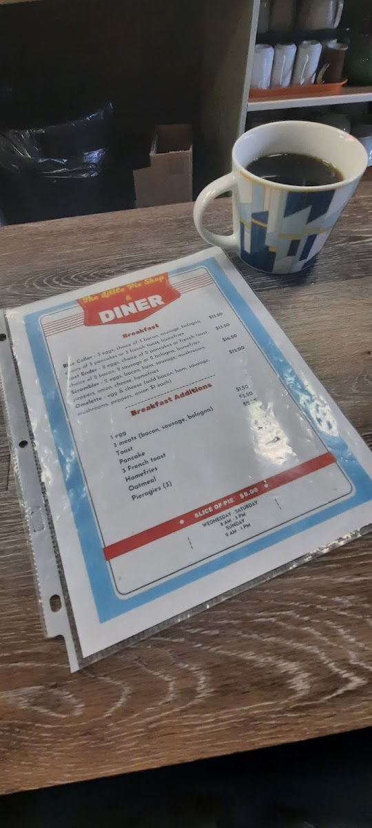 Menu The Little Pie Shop And Diner-5