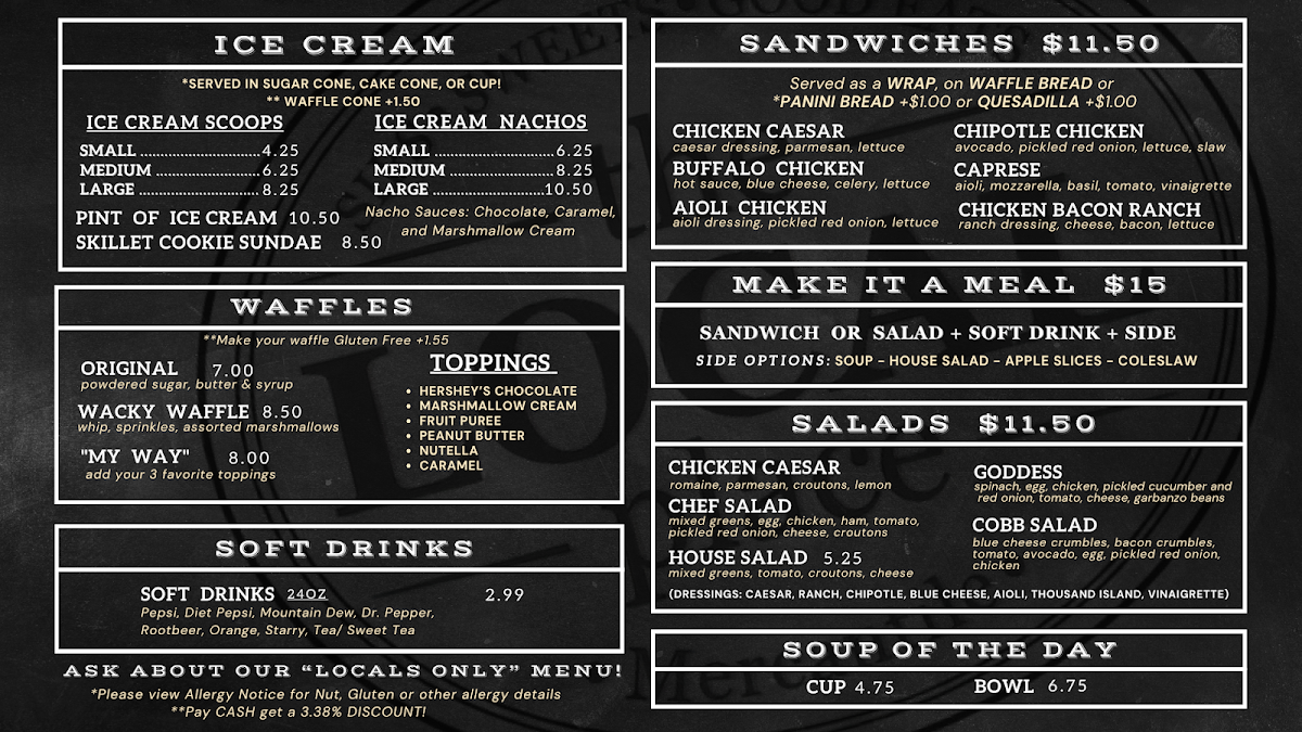 Menu The Local Place-1