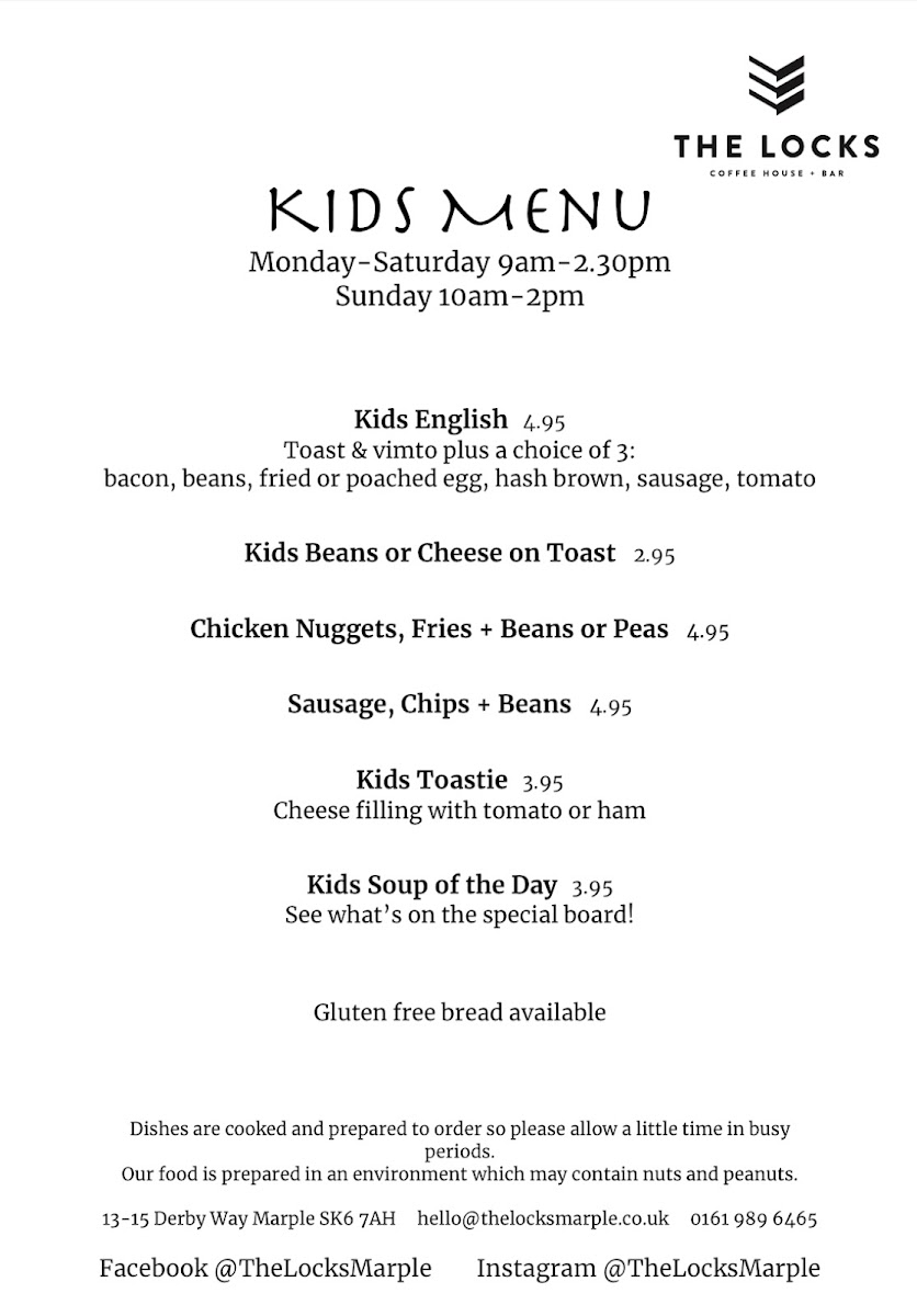 Menu The Locks Coffee House + Bar-3