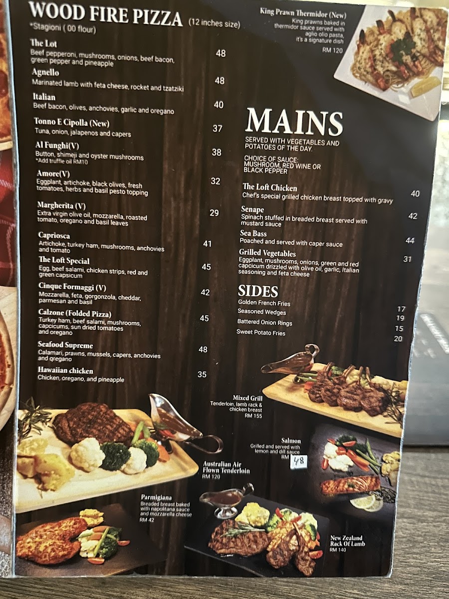 Menu The Loft - Love Lane-10