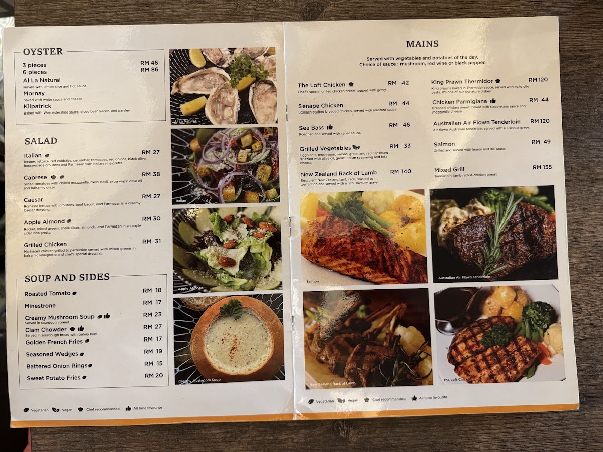 Menu The Loft - Love Lane-2