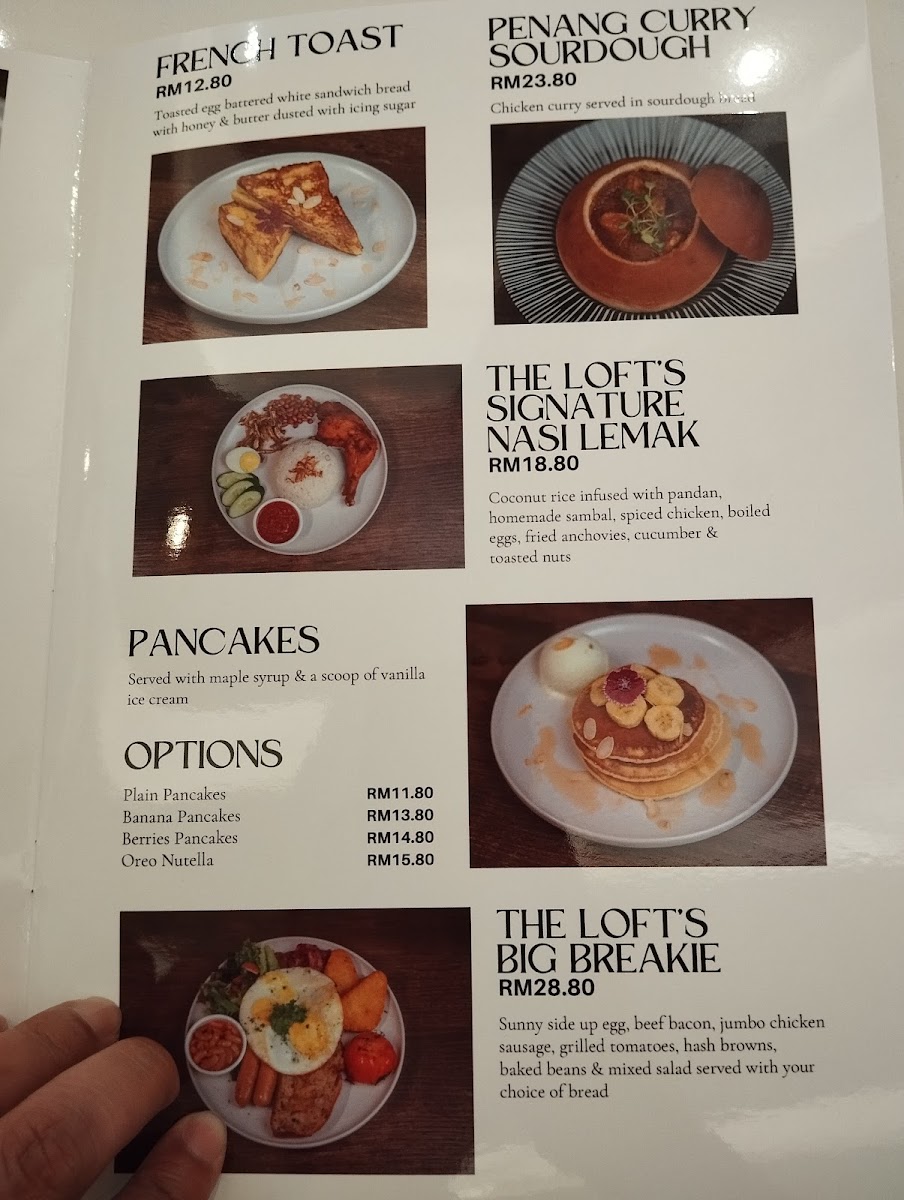 Menu The Loft - Love Lane-6