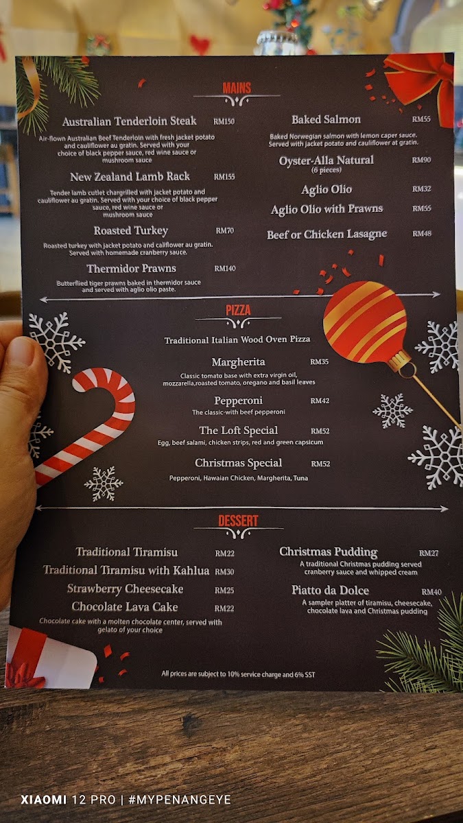 Menu The Loft - Love Lane-8