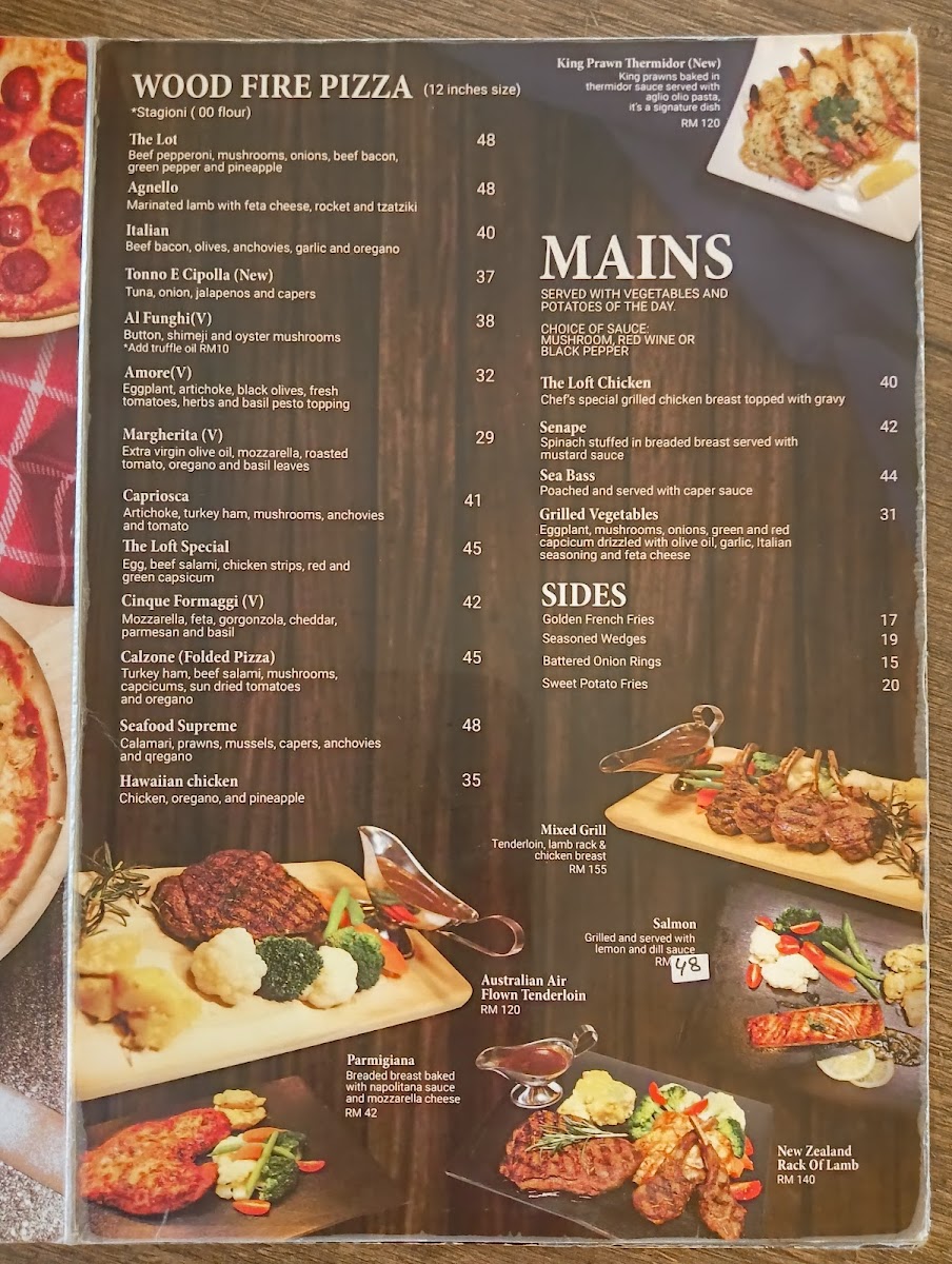 Menu The Loft - Love Lane-9