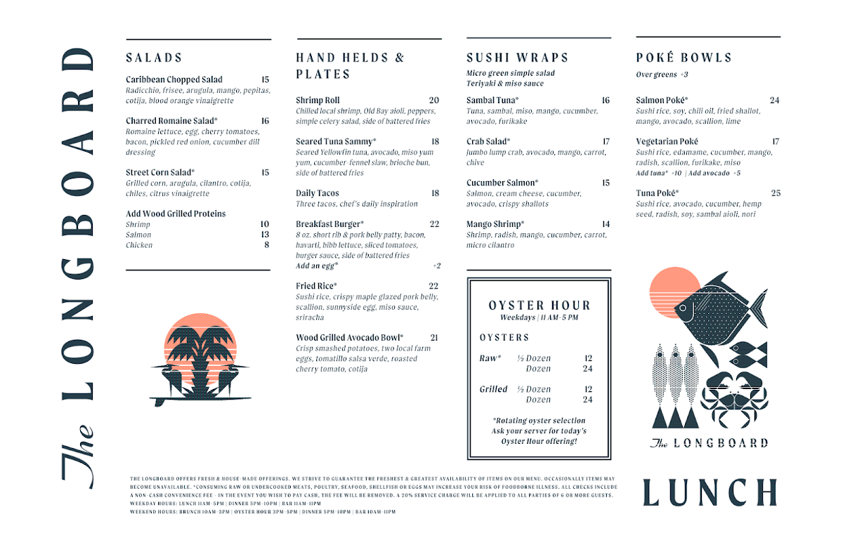 Menu The Longboard-1