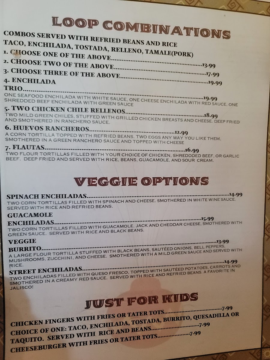 Menu The Loop-1