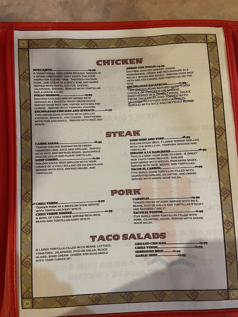 Menu The Loop-3