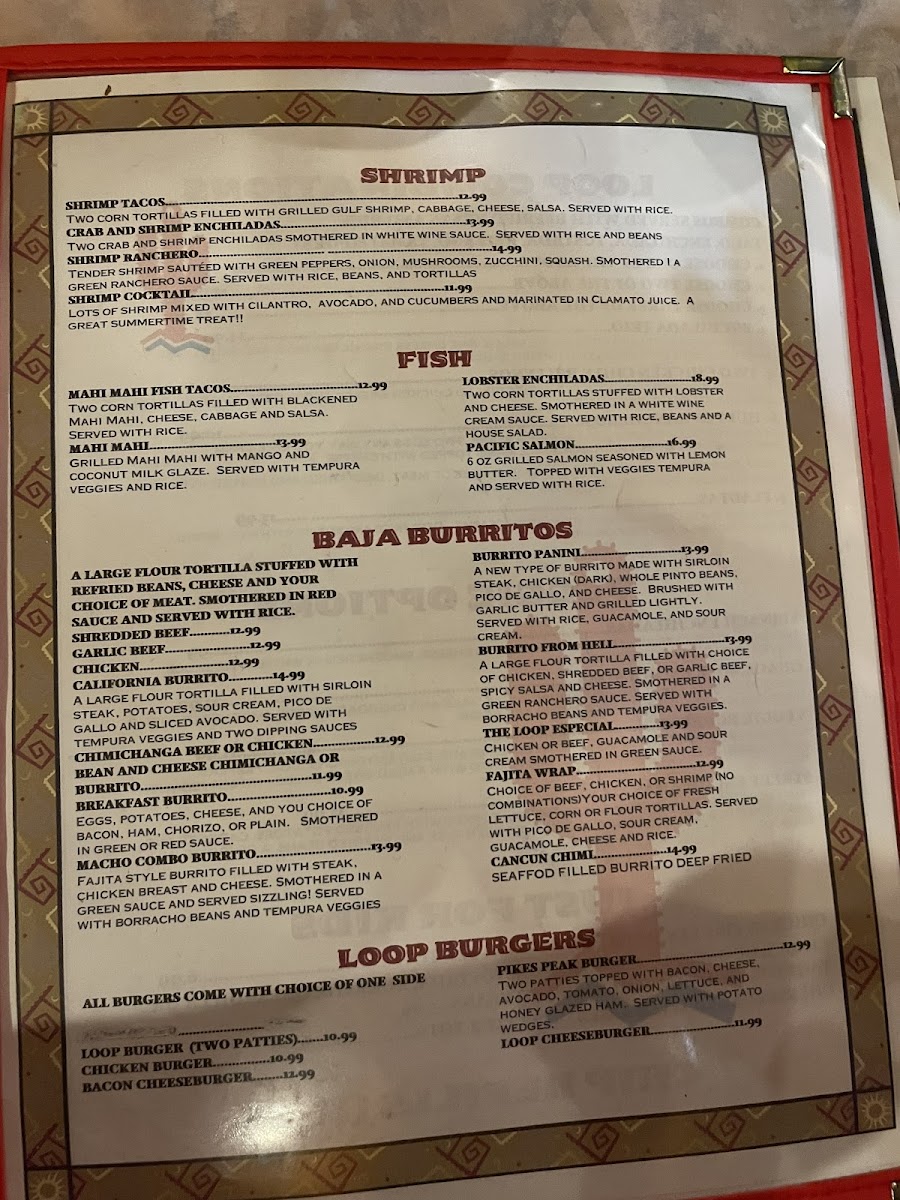 Menu The Loop-6