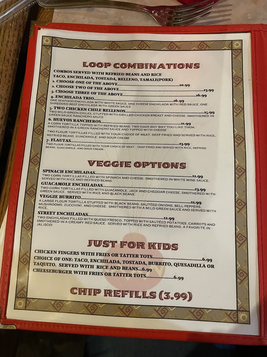 Menu The Loop-9