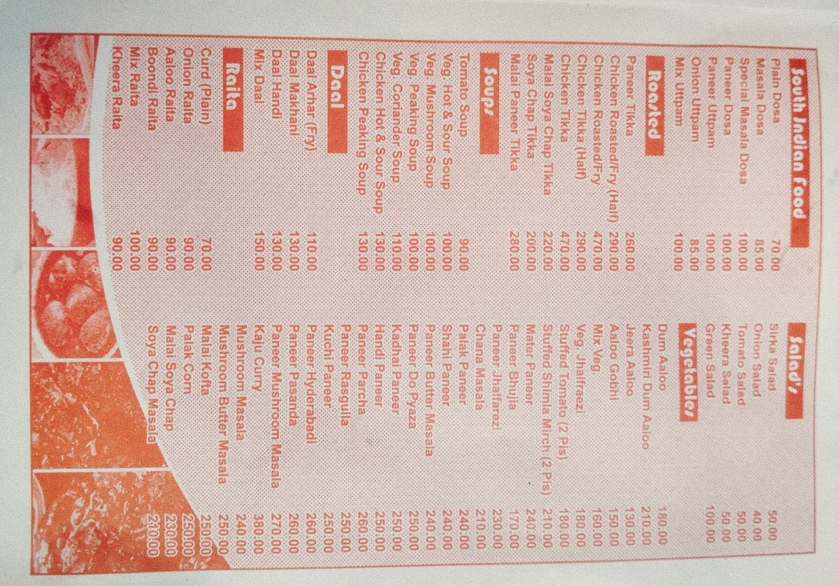 Menu The Lords Restaurant-8