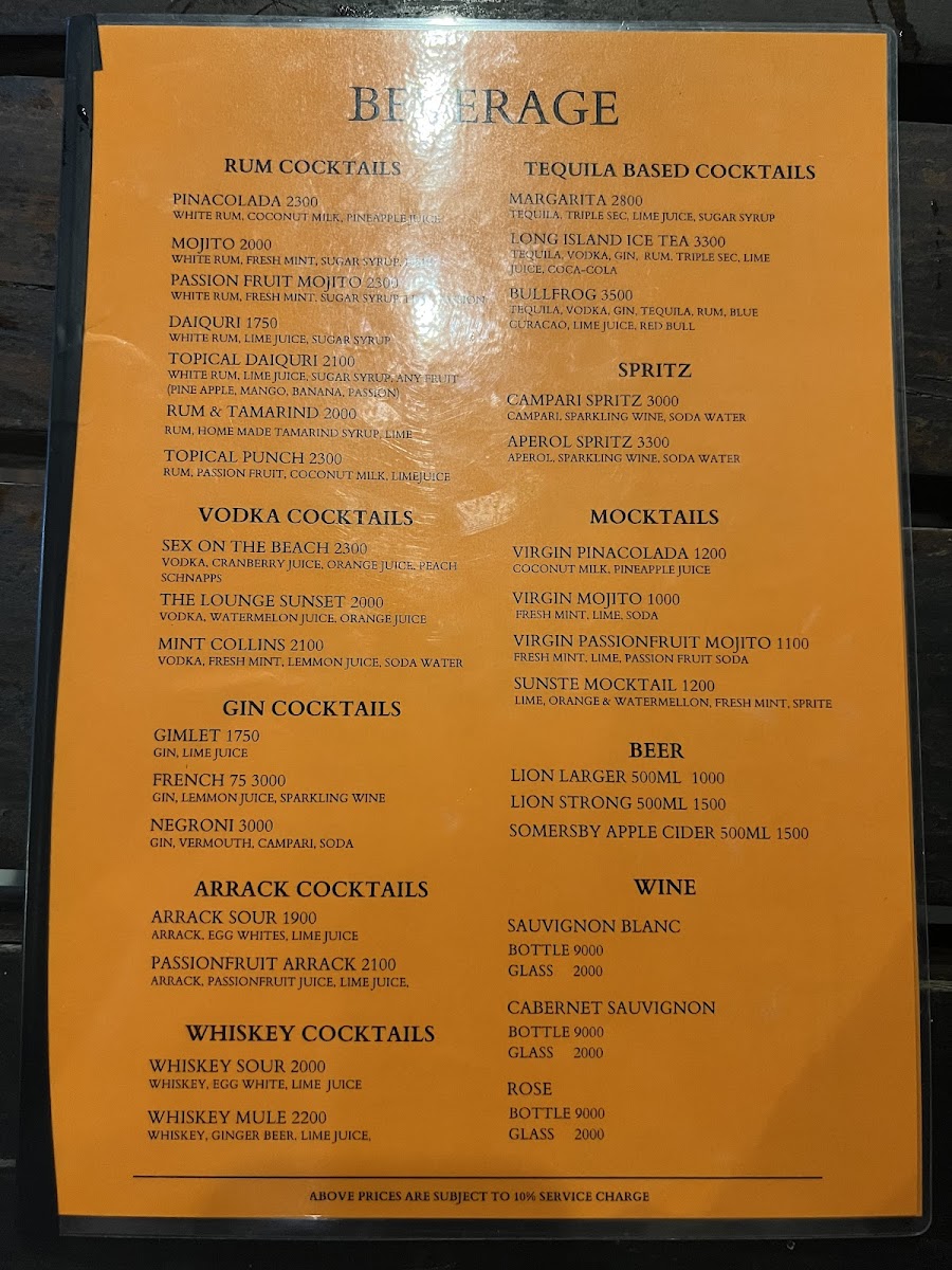 Menu The Lounge-2