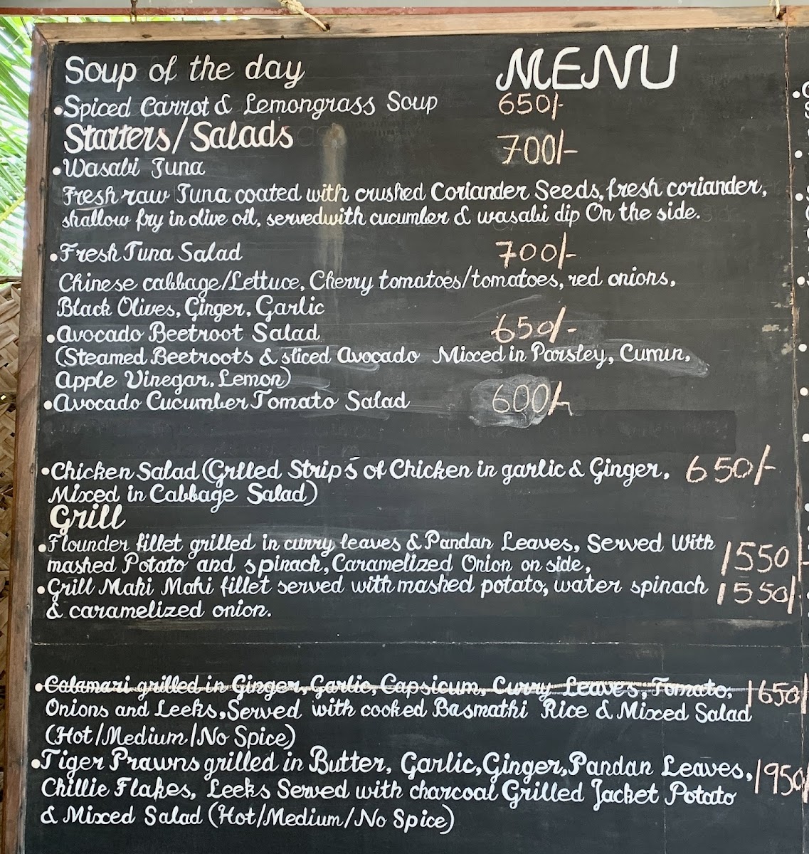 Menu The Lounge-7