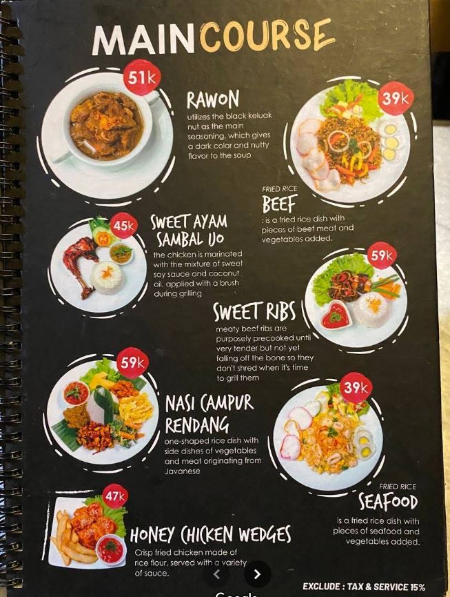 Menu The Manglung View & Resto-1