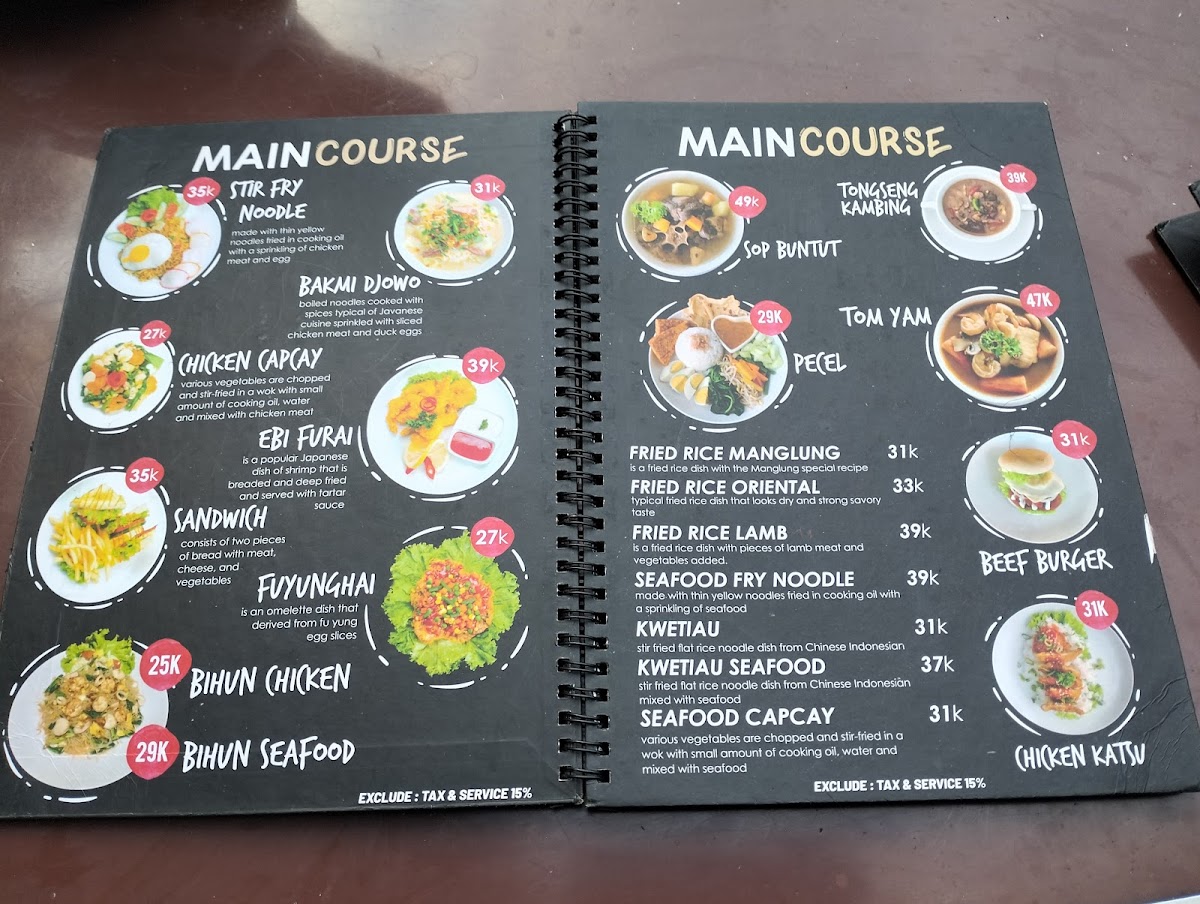 Menu The Manglung View & Resto-10