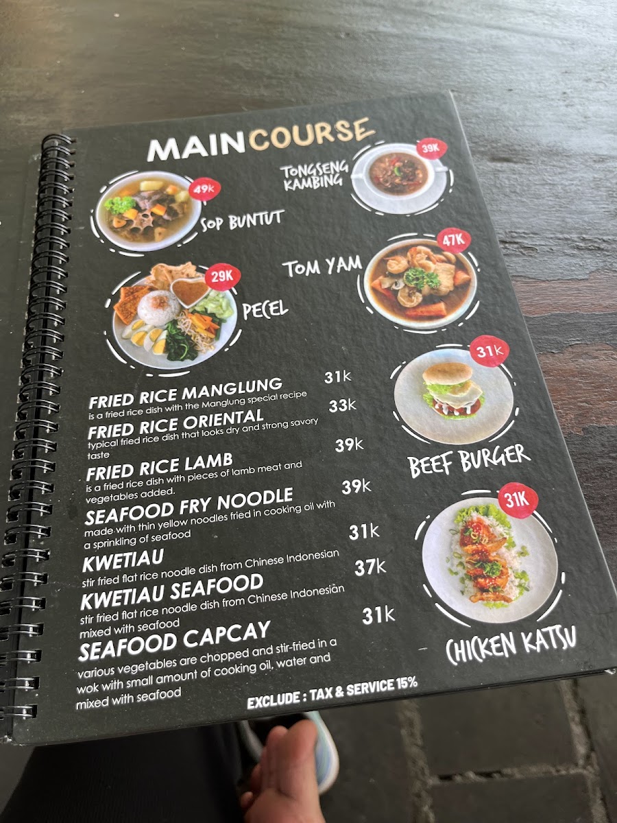 Menu The Manglung View & Resto-2