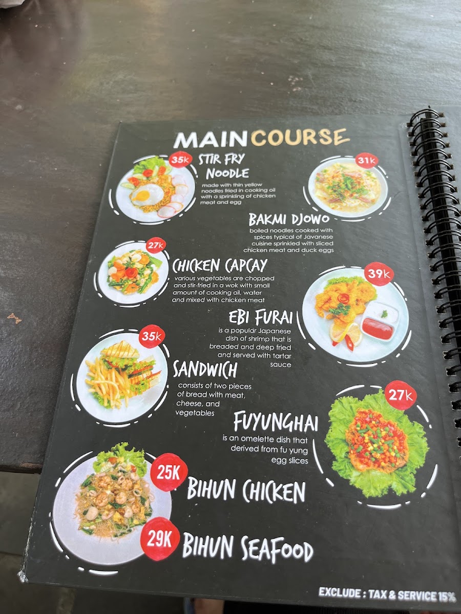 Menu The Manglung View & Resto-5
