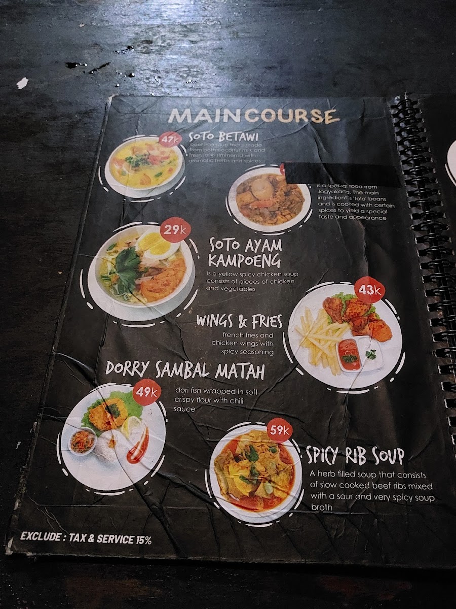 Menu The Manglung View & Resto-7