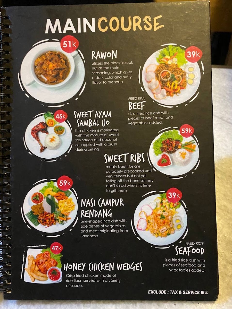 Menu The Manglung View & Resto-8