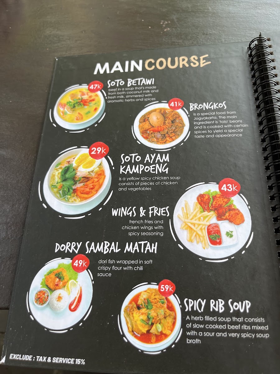 Menu The Manglung View & Resto-9