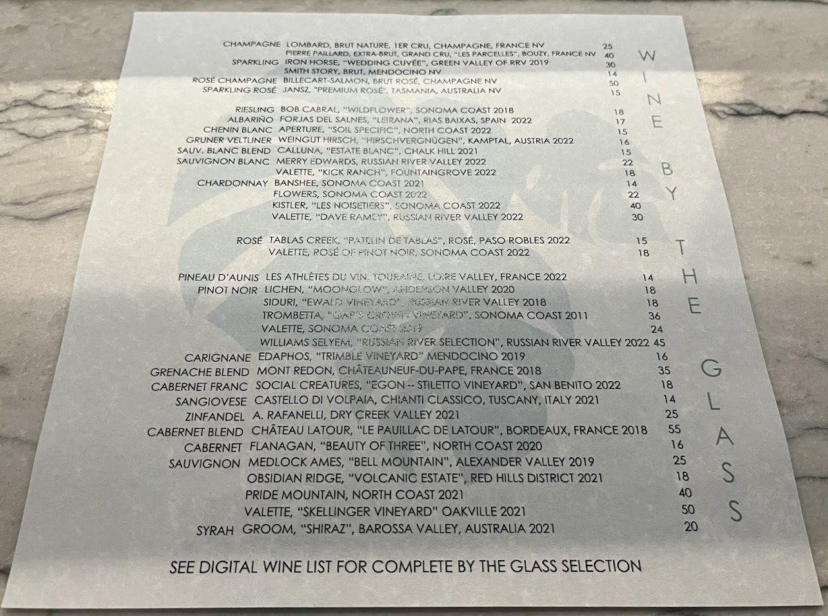 Menu The Matheson-3