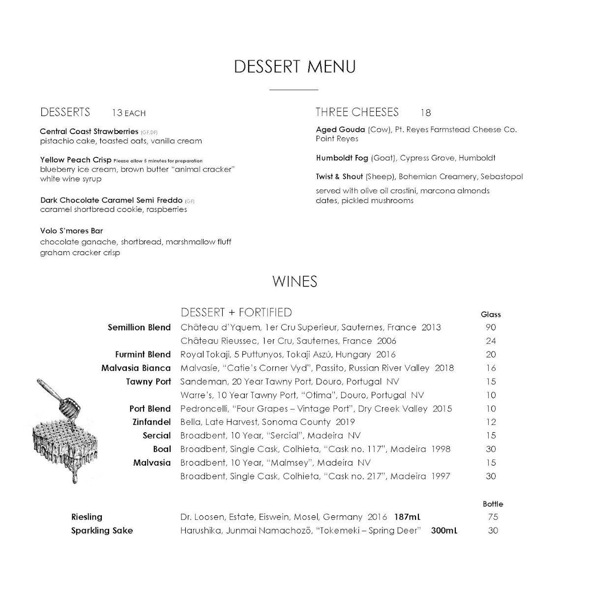 Menu The Matheson-8
