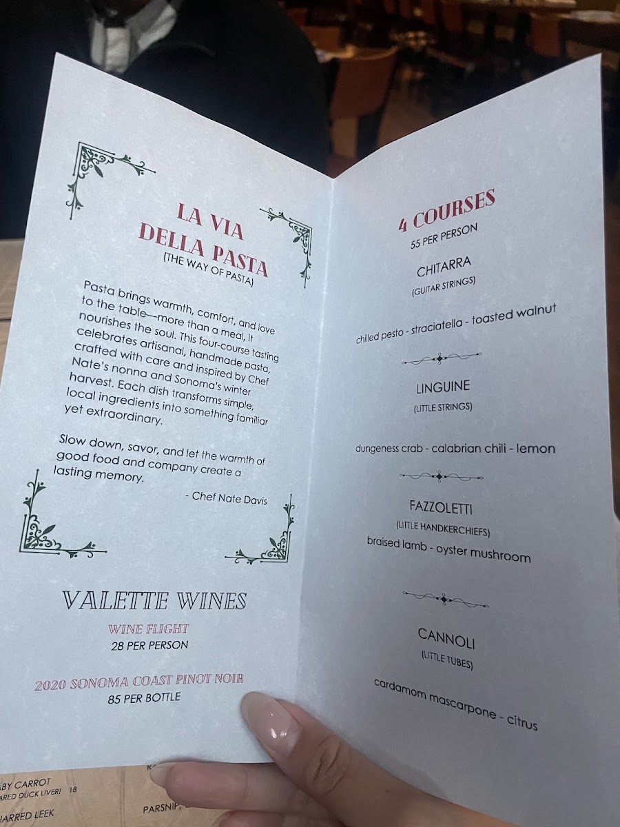 Menu The Matheson-9